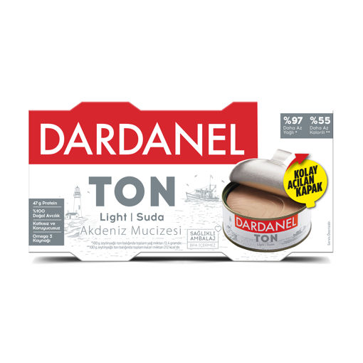 Dardanel Light Ton Balığı 2*150 Gr nin resmi