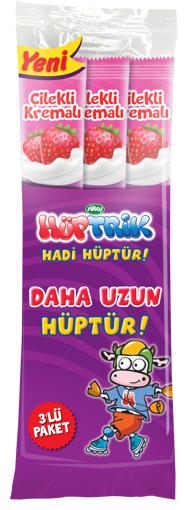 Sütaş Hüptrik Çilek Kremalı 3*40 Gr nin resmi