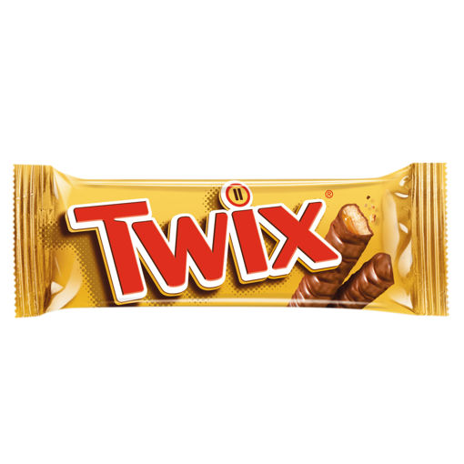 Twix Sütlü Çikolata Kaplı Karamelli Bar 50 Gr nin resmi