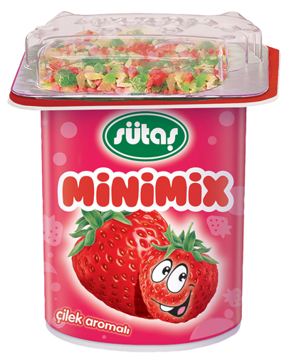 Sütaş Minimix Çilekli 90 Gr nin resmi