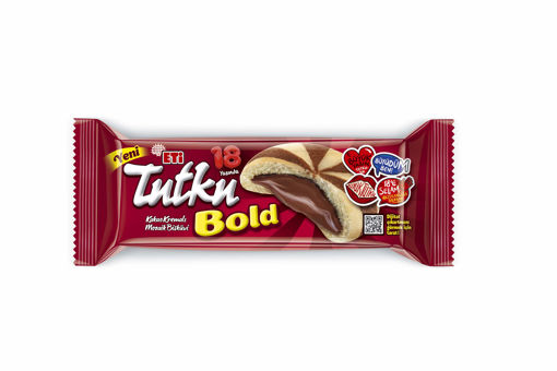 Eti Tutku Bold Kakao Kremalı Mozaik Bisküvi 138 Gr nin resmi
