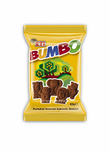Eti Bumbo Portakal Aromalı Kakaolu Bisküvi 42 Gr nin resmi