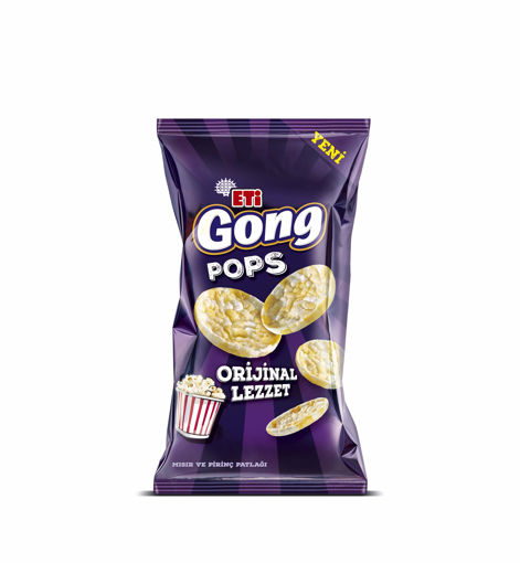 Eti Gong Pops Mısır Ve Pirinç Patlağı 80 Gr nin resmi