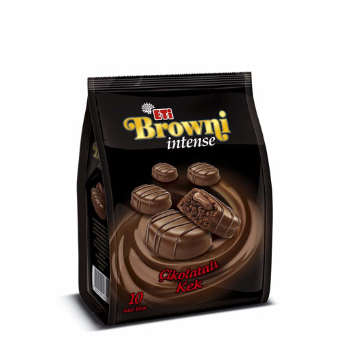 Eti Browni Intense Çikolata Kaplı Krema Dolgulu Mini Kek 160 Gr nin resmi