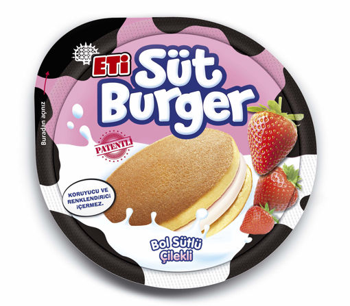 Eti Çilekli Süt Burger 35 Gr nin resmi