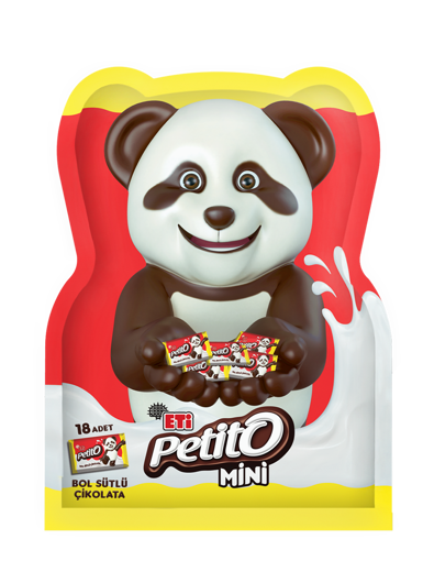 Eti Petito Mini Sütlü Çikolata 72 Gr nin resmi