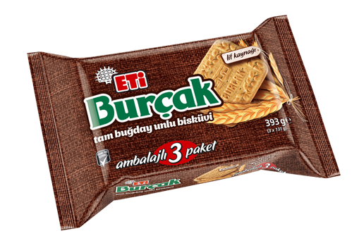 Eti Burçak Bisküvi 393 Gr nin resmi