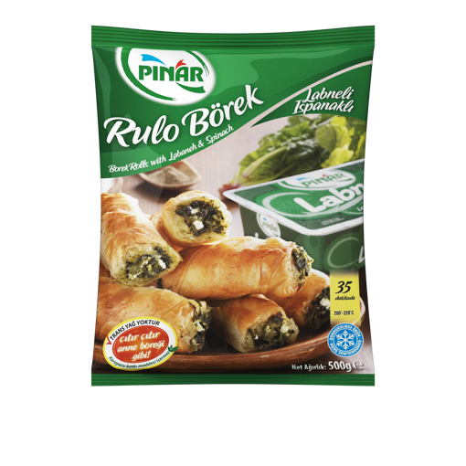 Pınar Labneli&Ispanaklı Rulo Börek 500 Gr nin resmi