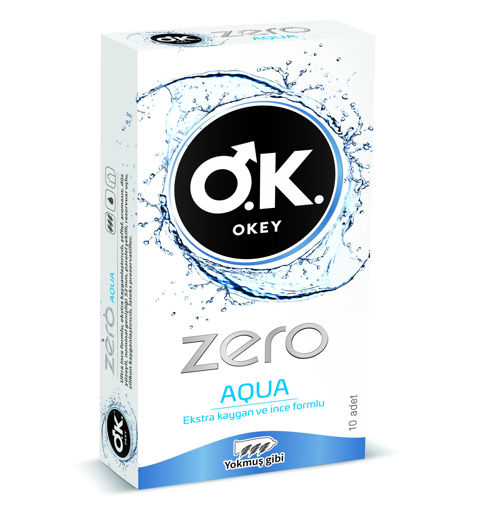 Okey Zero Aqua Prezervatif 10'lu nin resmi