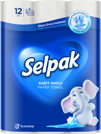 Selpak Kağıt Havlu 12'li nin resmi