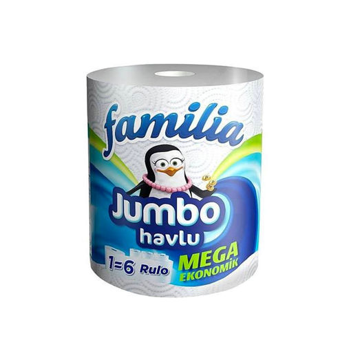 Familia Jumbo Kağıt Havlu 1=6 Rulo nin resmi