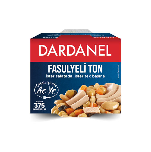 Dardanel Fasulyeli Ton Balığı 185 Gr nin resmi