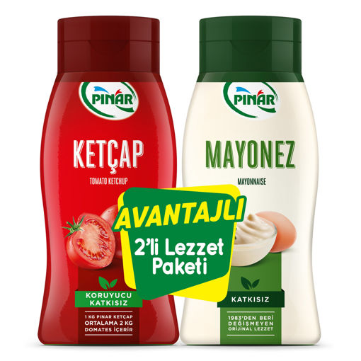 Pınar Ketçap 420 Gr + Mayonez 350 Gr nin resmi