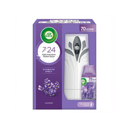 Air Wick Freshmatic Makine + Lavanta Kokulu Yedek Oda Kokusu Spreyi nin resmi