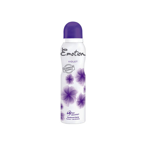 Emotion Violet Sprey Deodorant 150 Ml nin resmi