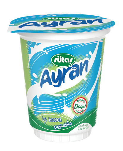 Sütaş Bardak Ayran 300 Ml nin resmi