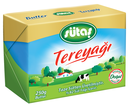 Sütaş Tereyağ 250 Gr nin resmi