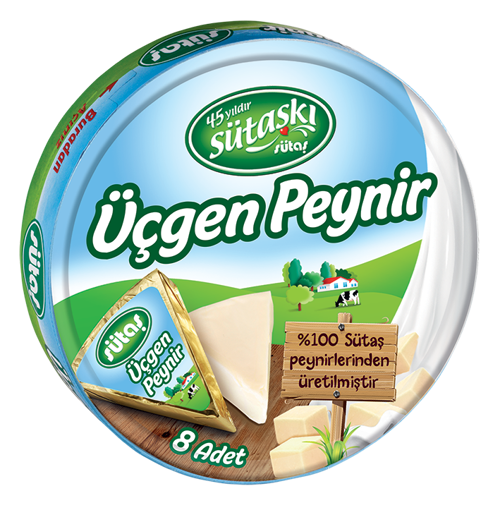 Sütaş Üçgen Peynir 8*12 Gr nin resmi