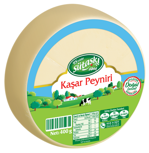 Sütaş Kaşar Peyniri 400 Gr nin resmi