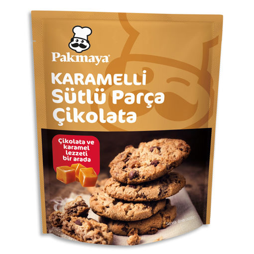 Pakmaya Karamelli Sütlü Parça Çikolata 70 Gr nin resmi