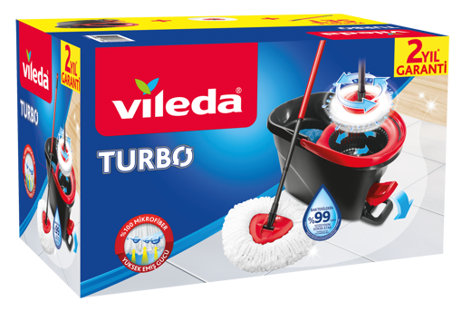 Vileda Turbo Pedallı Temizlik Seti nin resmi