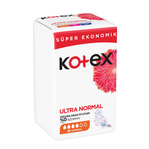 Kotex Ultra Normal Süper Ekonomik Hijyenik Ped 24'lü nin resmi