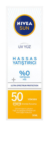 Nivea Sun Hassas Ciltler İçin Yatıştırıcı Spf50 Güneş Koruyucu Yüz Kremi 50 ML nin resmi