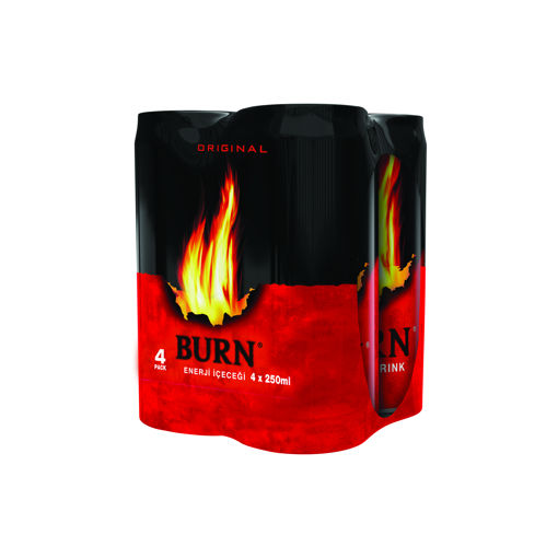 Burn Enerji İçeceği 4*250 Ml nin resmi