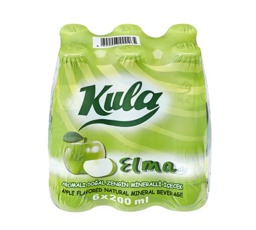 Kula Elma Aromalı Maden Suyu 6*200 Ml nin resmi