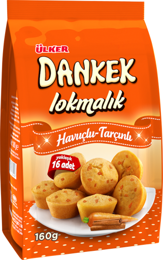 Ülker Dankek Lokmalık Havuçlu&Tarçınlı Kek 160 Gr nin resmi