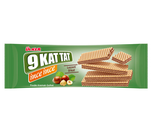 Ülker 9 Kat Tat Fındıklı Gofret 114 Gr nin resmi