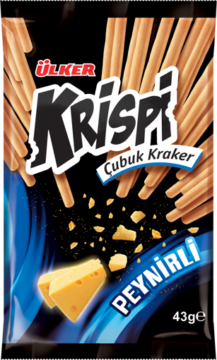 Ülker Krispi Peynirli Çubuk Kraker 43 Gr nin resmi