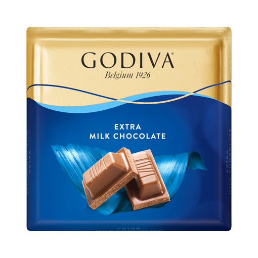 Godiva Bol Sütlü Kare Çikolata 60 Gr nin resmi