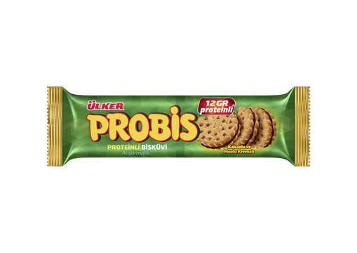 Ülker Probis Kakaolu&Muzlu Proteinli Bisküvi 75 Gr nin resmi