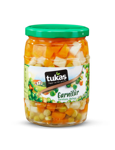 Tukaş Garnitür Konserve 560 Gr nin resmi