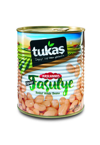 Tukaş Haşlanmış Fasulye 800 Gr nin resmi
