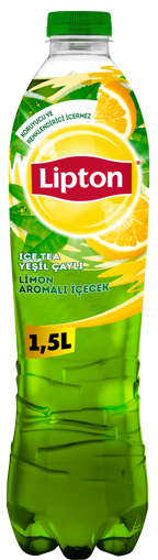 Lipton Ice Tea Yeşil Çay&Limon Aromalı İçecek 1,5 Lt nin resmi