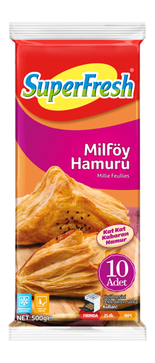 Superfresh Milföy Hamuru 500 Gr nin resmi