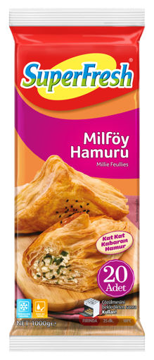 Superfresh Milföy Hamuru 1 Kg nin resmi