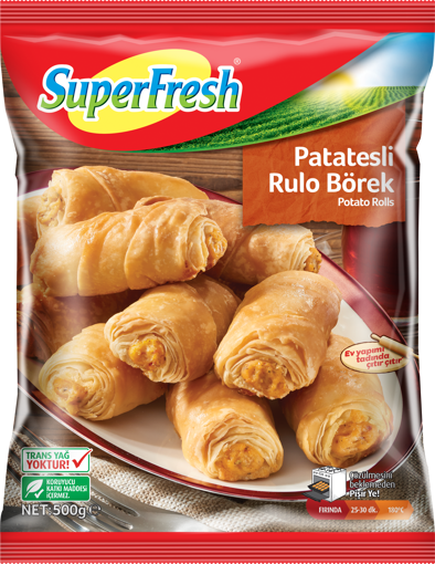 Superfresh İkramlık Patatesli Mini Börek 500 Gr nin resmi