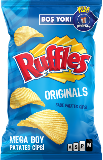 Ruffles Originals Patates Cipsi Mega Boy 193 Gr nin resmi