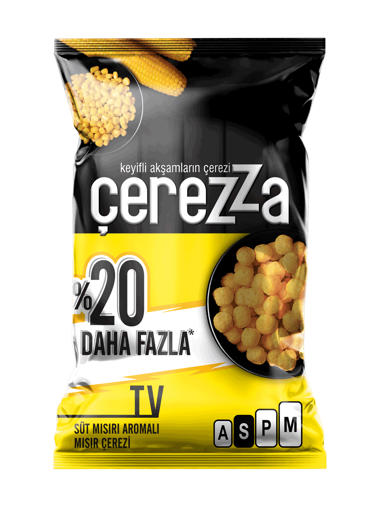Çerezza Süt Mısırı Aroma Çeşnili Mısır Çerezi 117 Gr nin resmi