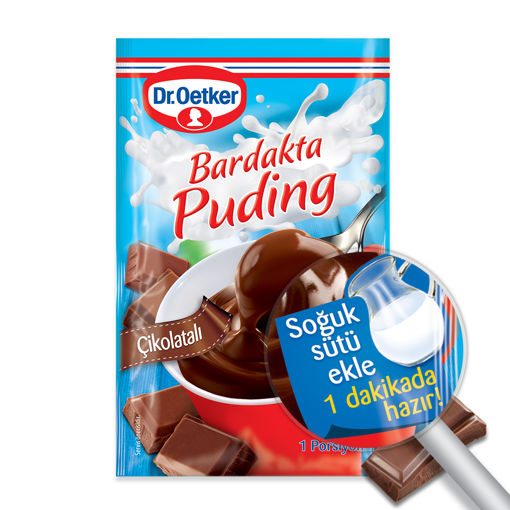 Dr. Oetker Çikolatalı Bardakta Puding 35 Gr nin resmi