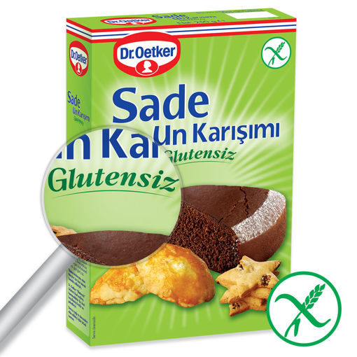 Dr. Oetker Glutensiz Sade Un Karışımı 250 Gr nin resmi