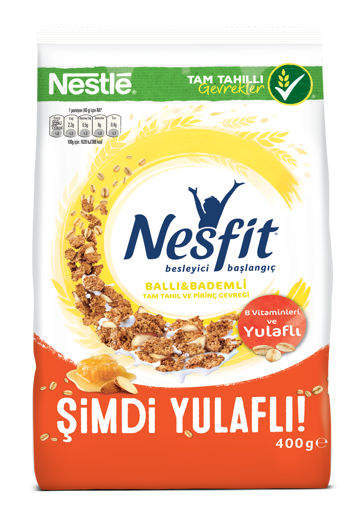 Nestle Nesfit Ballı Bademli 400 Gr nin resmi