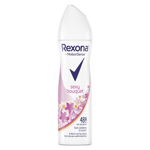 Rexona Sexy Bouquet Sprey Deodorant 150 Ml nin resmi