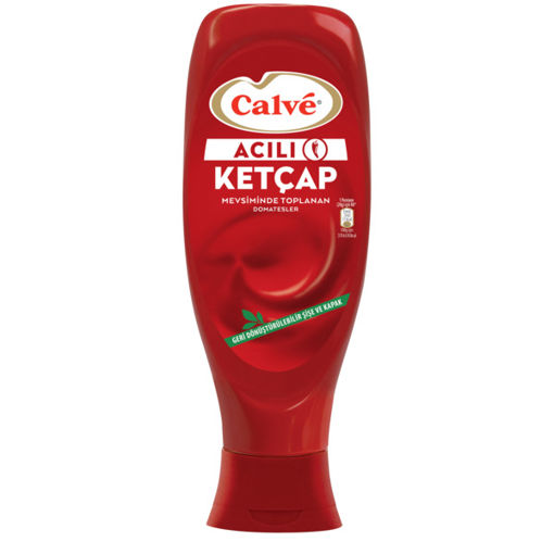 Calve Acılı Ketçap 610 Gr nin resmi