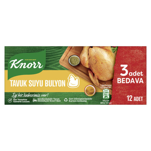 Knorr Tavuk Suyu Bulyon 12'li nin resmi