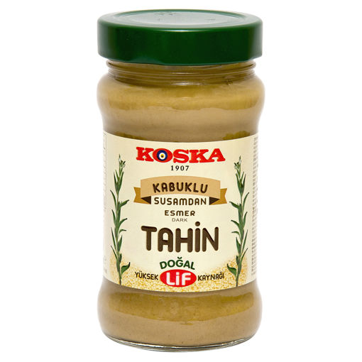 Koska Kabuklu Susamdan Esmer Tahin 300 Gr nin resmi