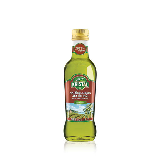 Kristal Dolgun Güçlü Naturel Sızma Zeytinyağı 500 Ml nin resmi